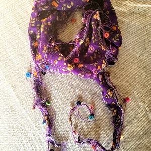 Unique Scarf with beads